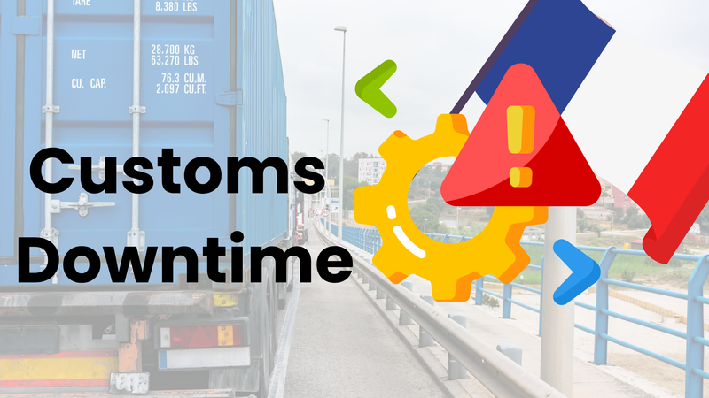 French Customs System Delta-T Down Time 22 - 25th November 2024