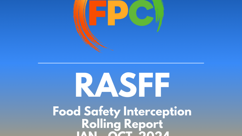 RASFF Monthly Rolling Report Jan - Oct 2024